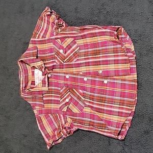 Little girls dress flannel